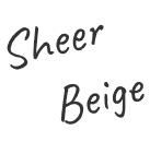 Sheer Beige